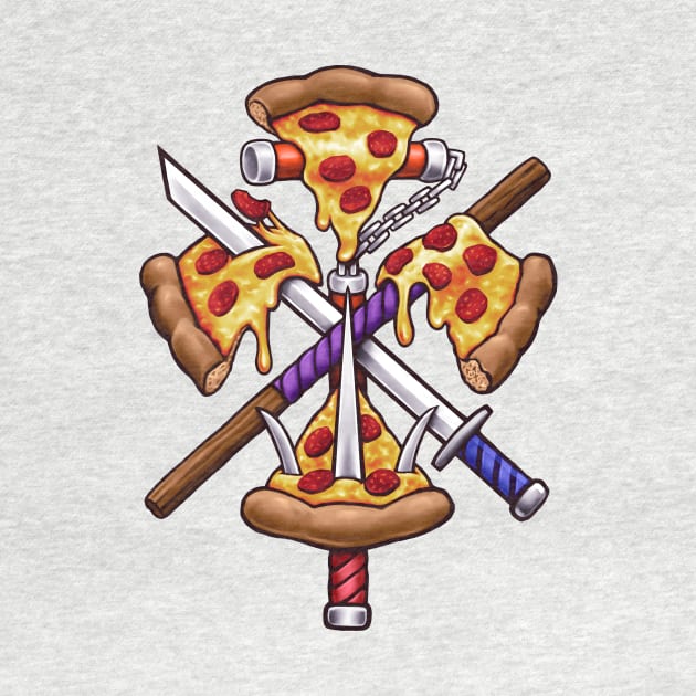 Ninja Pizza by c0y0te7